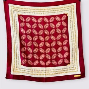 CARTIER Must de Cartier Monogram 100% Silk Scarf